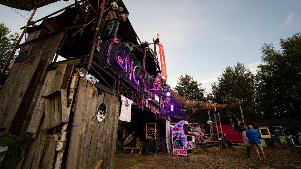 Mongol rally-launching party